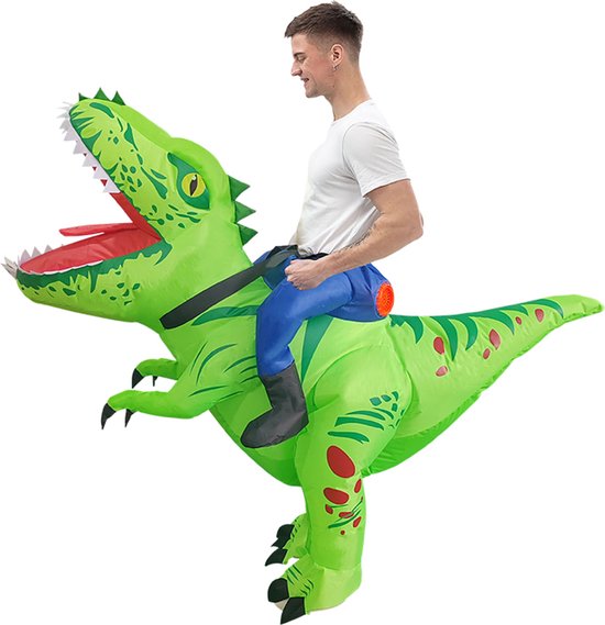 Opblaasbaar Kostuum Velociraptor Bruin Dinosaurus Volwassenen kopen Opblaasbaar Kostuum Velociraptor Bruin Dinosaurus Volwassenen kopen