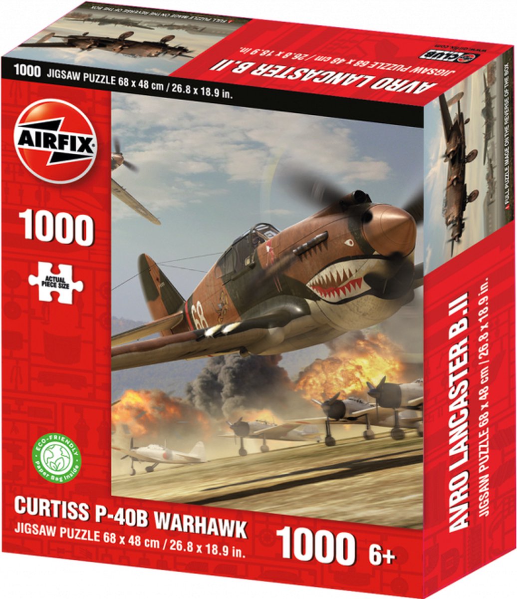 Curtiss P40B Warhawk Puzzel 1000 Stukjes