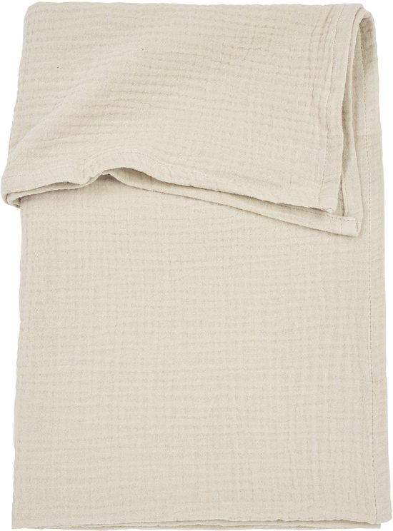Drap de berceau Meyco Bébé Uni - hydrophile prélavé - sable soft - 75x100cm