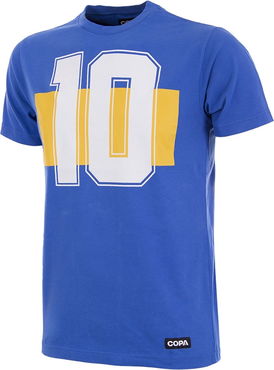 COPA - Boca Nummer 10 T-Shirt - Heren - Blauw - XS