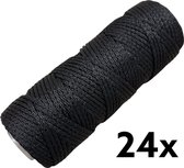 Metselkoord - Zwart - 1,1mm x 50mtr - Doos 24 stuks