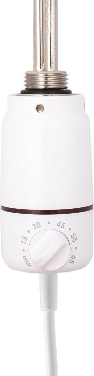 Radiatorconnect elektrisch verwarmingselement GT White met elektronische thermostaat 900 Watt.