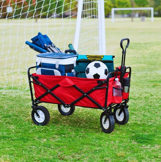 Mac Sports Bolderwagen Rood - Handige En Robuuste Oplossing Voor Al Je Buitenavonturen van Mac Sports — afbeelding 2