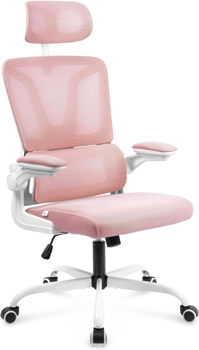 Ergonomische Bureaustoel - Bureaustoelen voor Volwassenen en Kinderen - Gaming Stoel - Chair - Roze - Ergonomische - €209,95