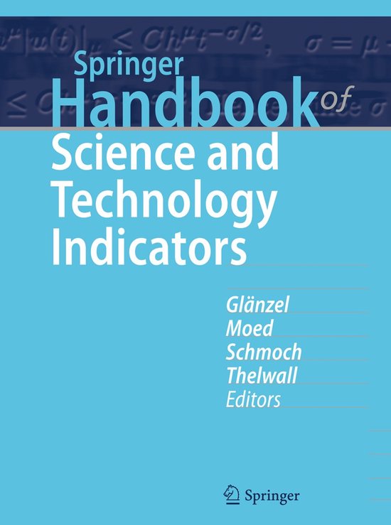 Springer Handbook of Science and Technology Indicators - cover