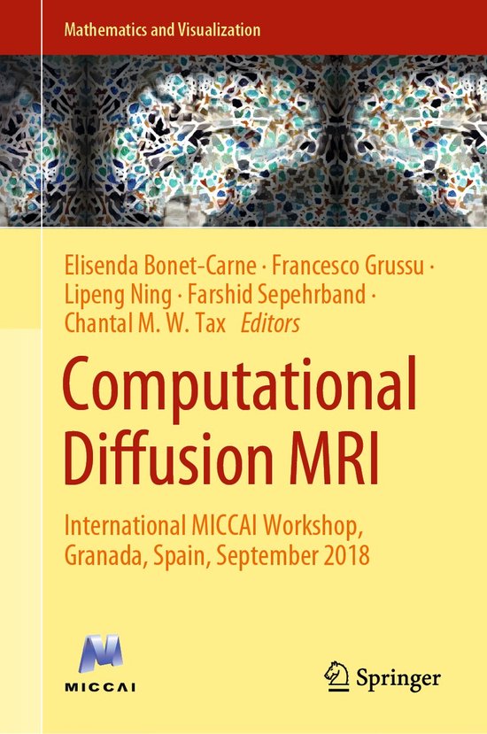 Mathematics and Visualization- Computational Diffusion MRI - cover