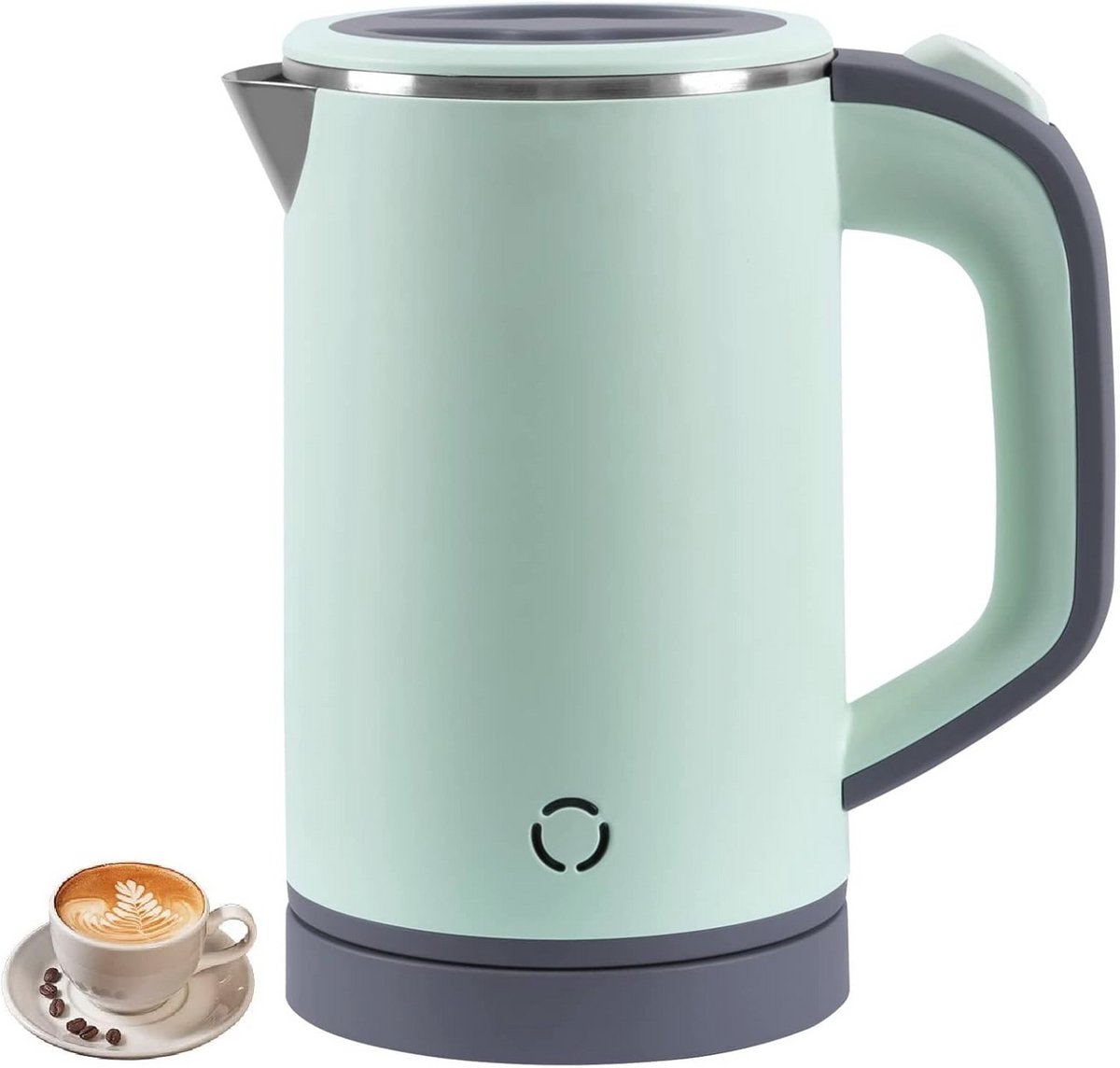 Reiswaterkoker 800 ml - Mini Draagbare Waterkoker met Snelle Kooktijd van 5 Minuten - Ideaal voor Thuis en onderweg