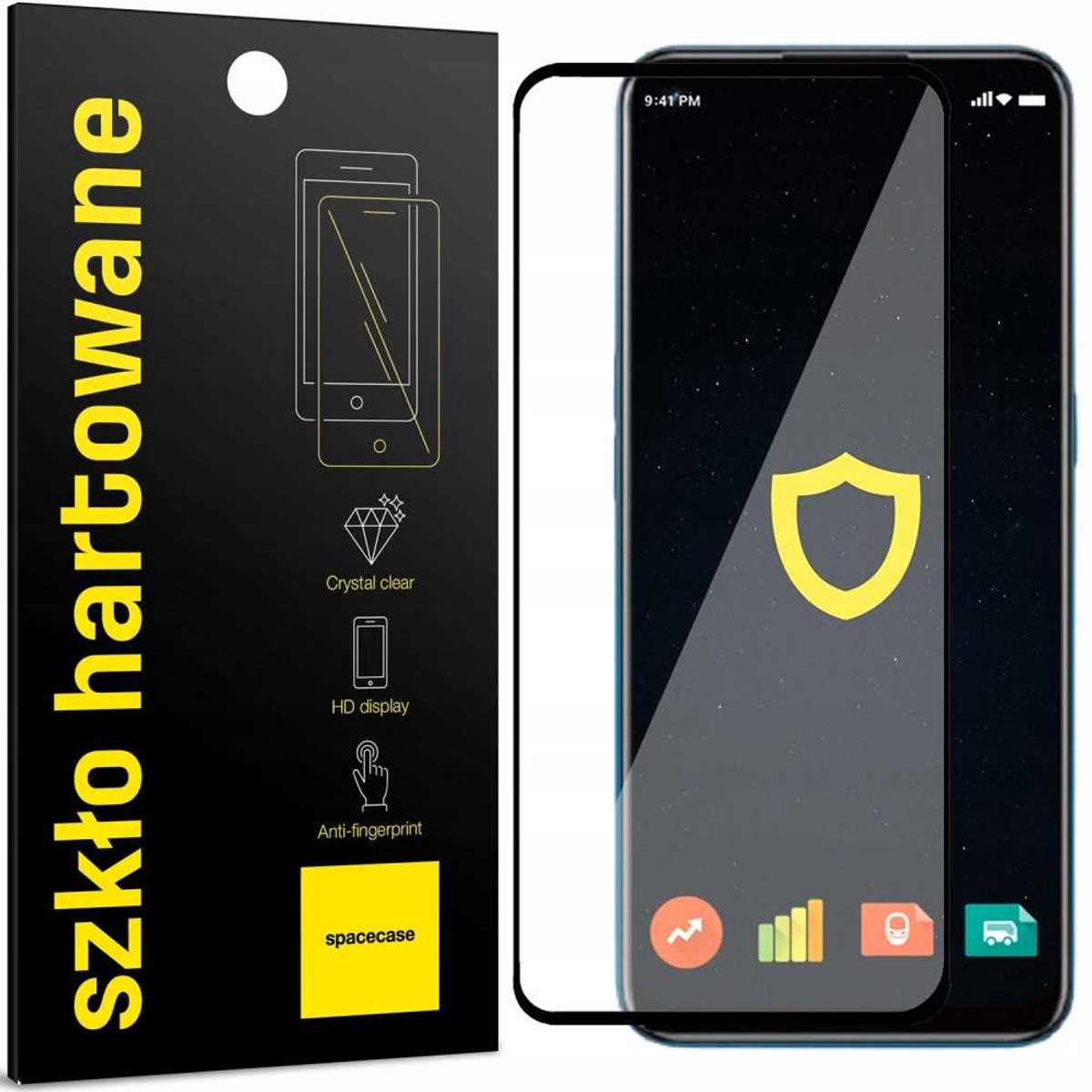 Spacecase 5D Gehard Glas Voor Oppo A53 2020 Beschermfolie