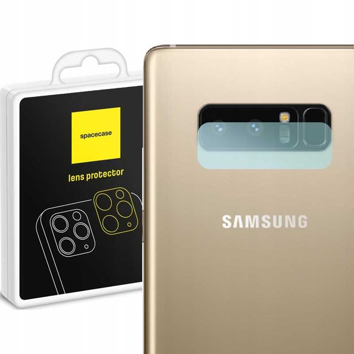 Spacecase Cameraglas Van Gehard Glas Voor Samsung Galaxy Note 8