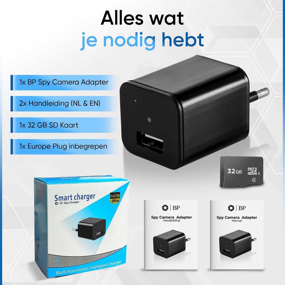 Bp ® Spy Camera Fotolijst - Verborgen Full HD Camera Met Nachtzicht Hd 1080p Incl 68c405ae6d16ccb31a0a7652