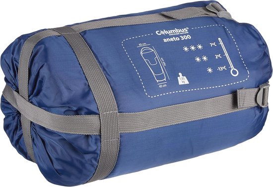 Lichtgewicht Mummie Slaapzak voor Kinderen - Ideaal voor Kamperen - Blauw — afbeelding 3