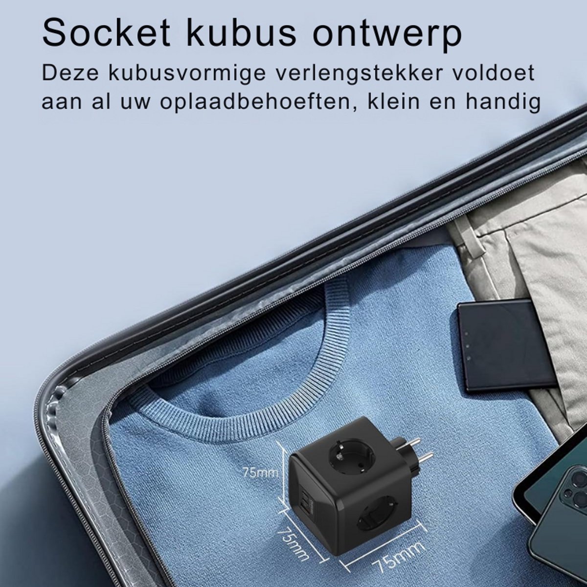 Intelectro Stekkerdoos / Stekkertoren - Laad Al Je Apparaten Snel, Veilig en