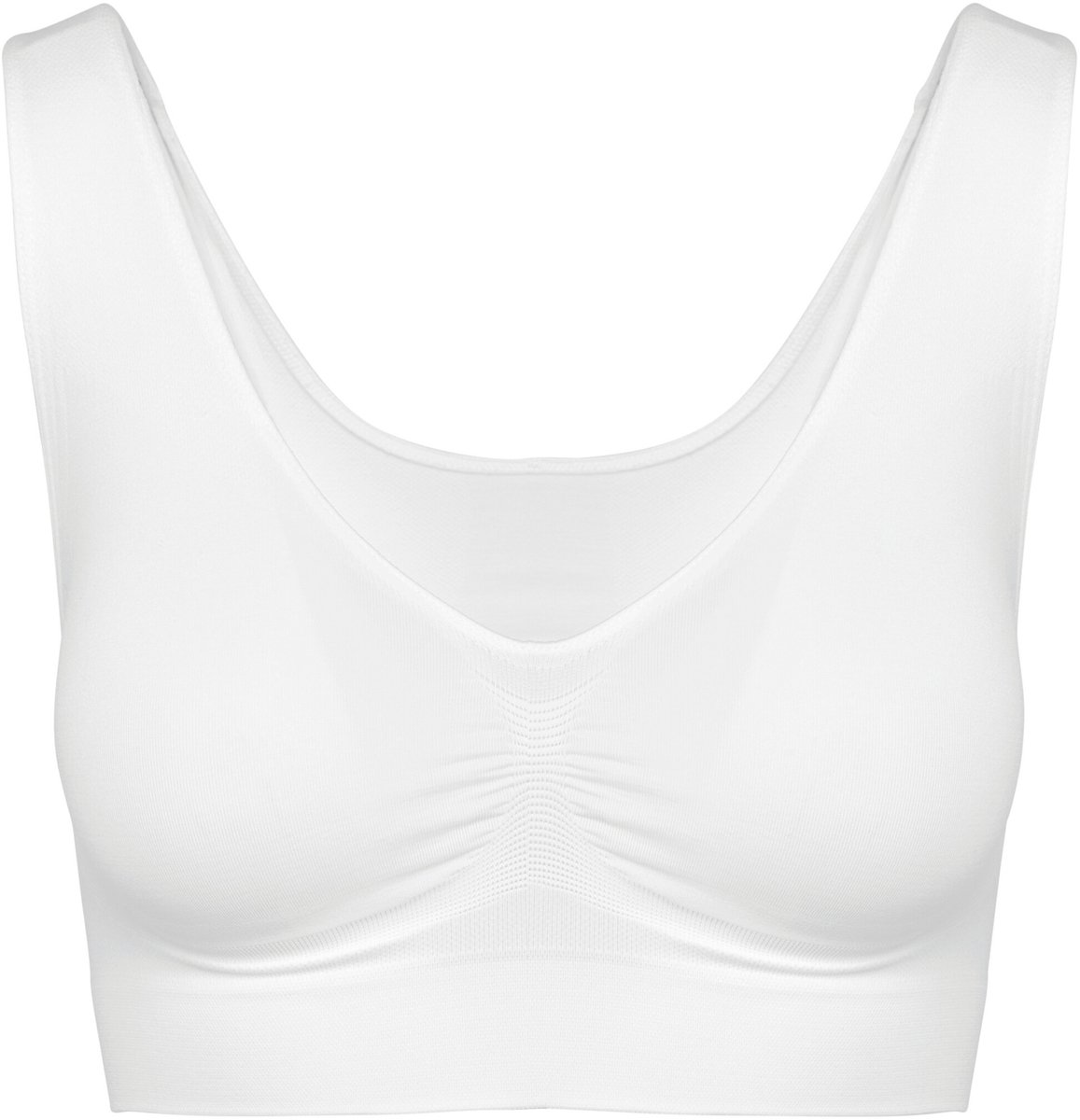Kariban Ecologische en naadloze push-up bh K809 - White
