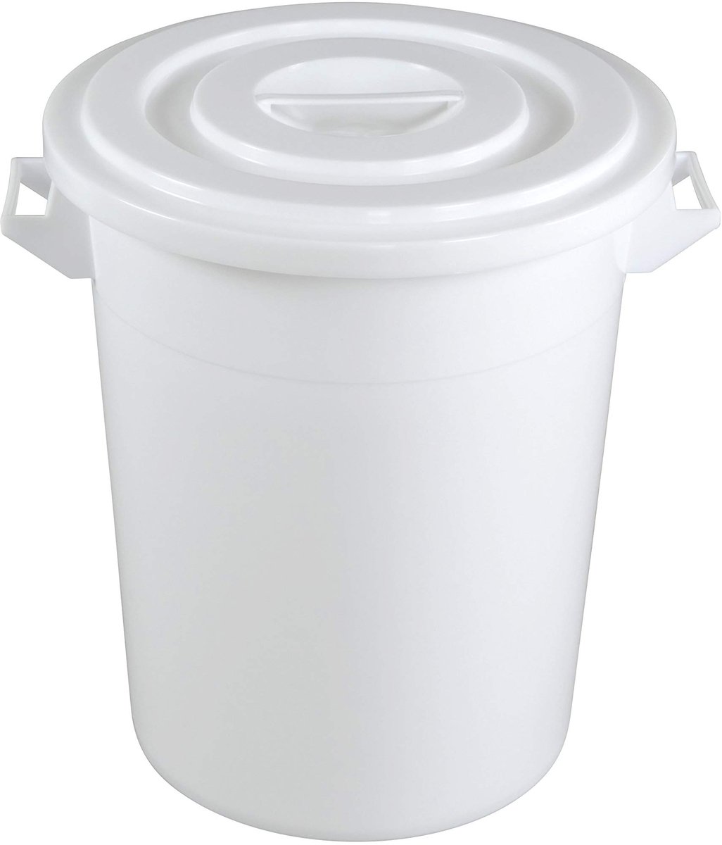 My Ninki ® Veelzijdige 35 Liter Opslagemmer met Deksel voor Voedselveilig Gebruik en Industrieel Toepassingen