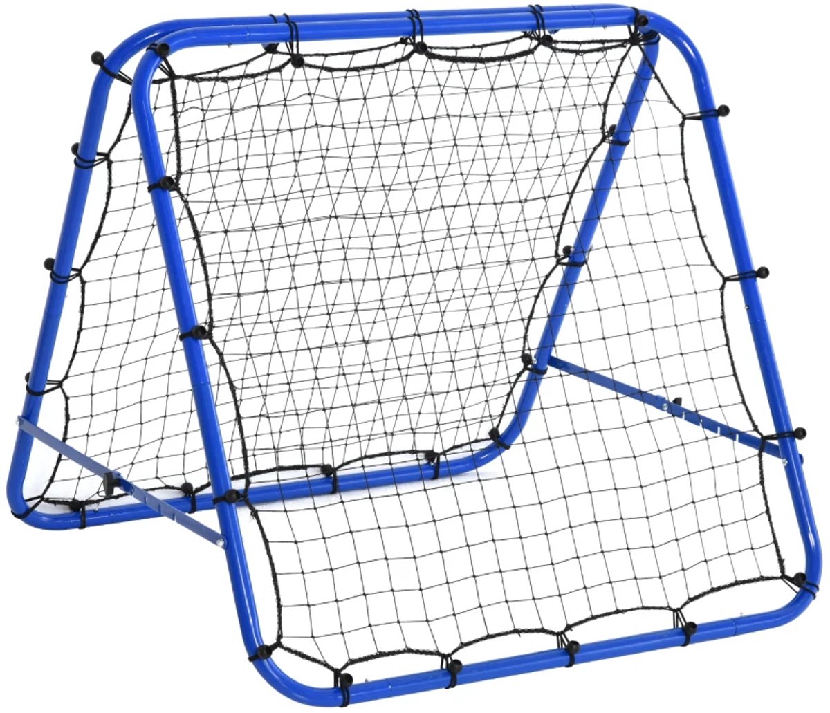Rebounder voetbal- Kickback - Tchouck - Rebounder Trampoline - Volleybal en Handbal – Verstelbaar en Inklapbaar – Voetbaldoel