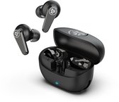 JLAB Go Pods ANC Oortjes Draadloos – 26 Uur Speeltijd – Draadloze Oordopjes - Bluetooth Multipoint – Hybrid Active Noise Cancelling Oortjes – Aanpasbare Equalizer Instellingen EQ4 – Fast Charging Case Met Ingebouwde Oplaadkabel - Zwart