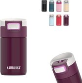 Tasse isotherme Kambukka Etna 300 ml - Tasse à café à Go - facile à nettoyer - Tasse à café étanche - Tasse à thé - Tasse de voyage - Laque Cherry violette