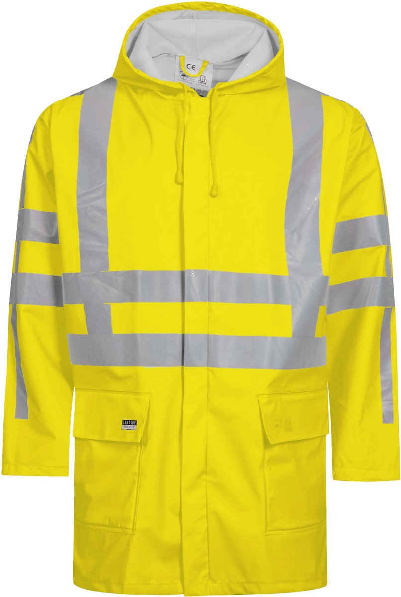 Fluor RWS Regenjas van Lyngsøe Rainwear Geel