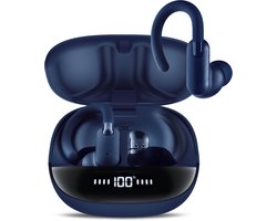 MIXX StreamBuds Sports Charge 2 - Draadloze Oordopjes - 3 Geluidsmodi - Qi - Blauw