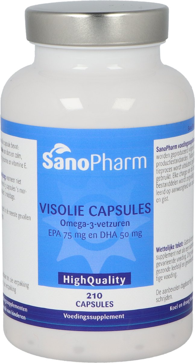 Bol.com SanoPharm Visolie capsules - 210 capsules aanbieding