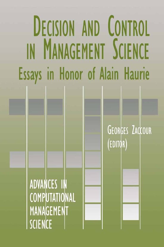 Decision & Control in Management Science - cover