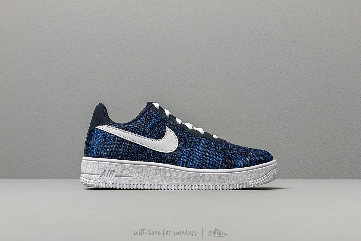 Nike Nike Air Force 1 Flyknit Blauw