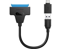 USB Sata-kabel Sata 3 naar USB 3.0 Adapter computerkabels Connectoren ondersteuning 2,5 inch Ssd Hdd harde schijf +Type C adapter