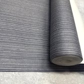 Zwart Zilver Lijntjes Vlies Behang voor een Moderne Touch 8855-62