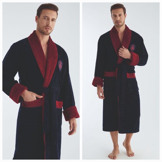 Heren Badjas Otto / Donker Blauw / L/XL
