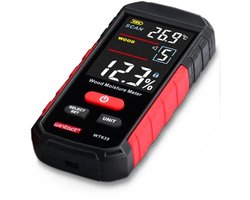 Wintact WT635 - Contactloze Vochtmeter - Niet Invasief - Hout en Bouwmaterialen - 50mm diepte - Oplaadbaar - Temperatuur