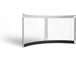 Gebogen windscherm ESVO Mistral 300 met 2 ramen