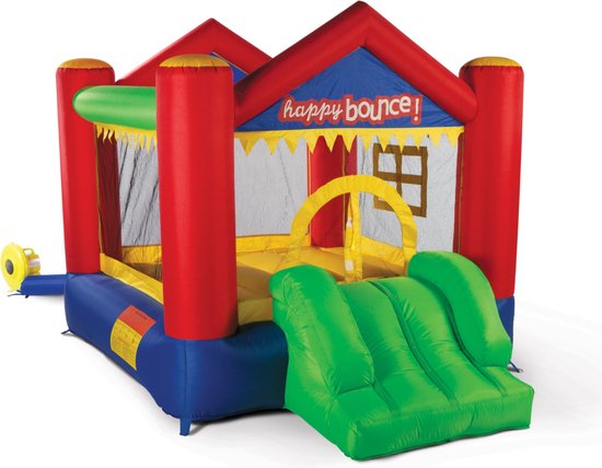 Springkussen groot Avyna Party House Fun 3-1 – Happy Bounce