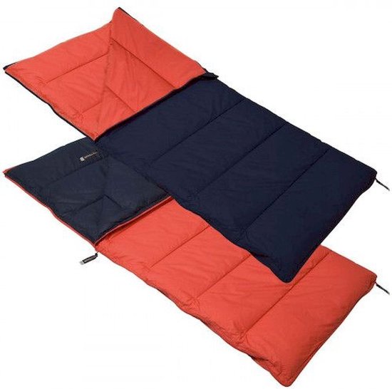 Polydaun Pelikaan junior - kinderslaapzak - blauw/rood - 70x160 cm reversibel van Poly — afbeelding 3