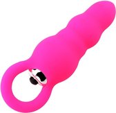 Happy Tears | Siliconen Vibrerende buttplug | Mini Turbo-vibrator | krachtig en fijn | Fijne orgasmes | Gedesinfecteerd | Waterdicht | Anaal speeltje | Unisex | Roze |