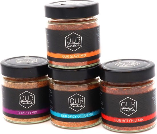 Culinair cadeau - BBQ Rub Mixen – Dry BBQ Melanges - Barbecue Kruiden - Geschenkverpakking – Geschenk Tip - Dry Rub – Barbecue Rub – Kruiden & Specerijen: