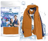 Verkoelende Handdoek - Koel - Cooling Towel - Sport - Fitness - ijshanddoek - Oranje