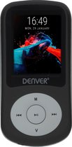 Denver MP3 / MP4 Speler - 4GB - Incl. Oortjes - Uitbreidbaar tot 128GB - Voice Recorder - Dictafoon - MPG4094NR- Zilver