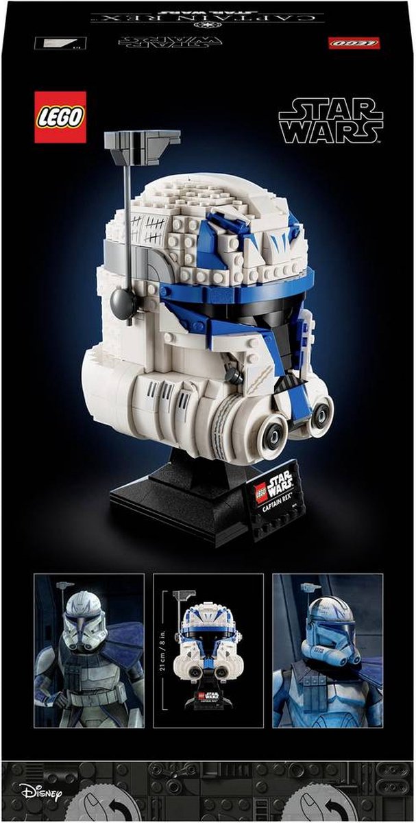LEGO Star Wars Captain Rex Helm Set voor Volwassenen, The Clone Wars Collectible - 75349 — afbeelding 19