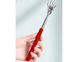 Handige - Intrekbare Handgreep Vijf-Tand Zachte Massage - Gereedschap Terug Scratcher Krassen Apparaat Voor Ouderen Hand Grip Verlichten Jeuk