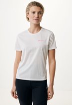 Short Sleeve Sport T-shirt With Back Detail Dames - Off White - Maat M