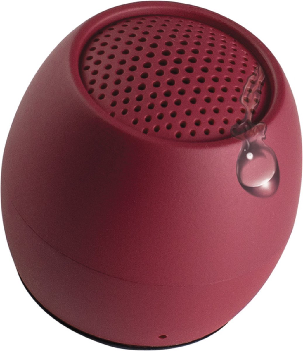 Boompods Zero Bluetooth luidspreker Handsfree-functie, Stootvast, Waterafstotend Bourgondisch
