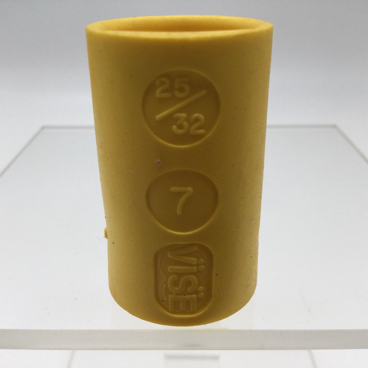 Bowling Bowlingbal vinger inserts, per 2 stuks, 'Vise powerlift / oval-grip inserts' , naar keuze powerlift of oval-grip, kleur, geel maat 25/32 , nr. 7. boormaat 31/32