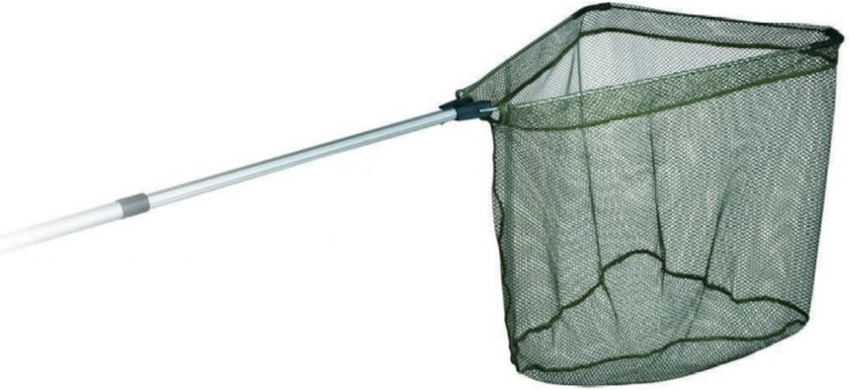 EXC Landing Net 180 - Inklapbaar Schepnet 50x50cm - 1.80m steel - 40cm diep - Uitschuifbare steel - Karper Schepnet - Vissen