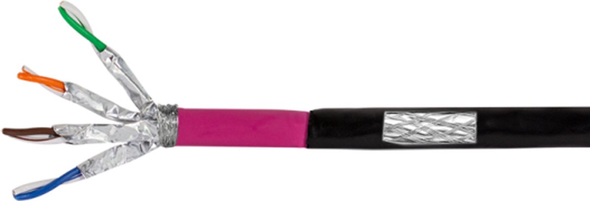 LogiLink CPV0080 netwerkkabel Zwart 25 m Cat7 S/FTP (S-STP)