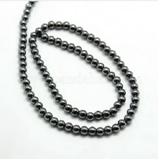 Collier Chapelet Homme/femme – Pierres Naturelles Onyx Et Hématite, Magnétique, France