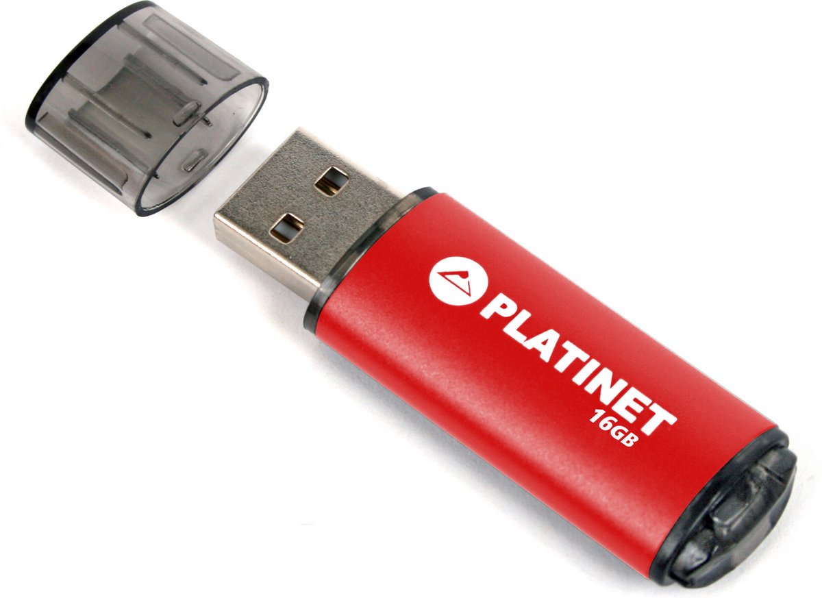 Platinet PMFE16R USB flash drive 16GB rood