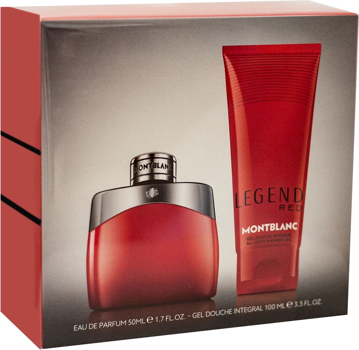 Mont Blanc Legend Red Gift Set - 50 ml eau de parfum vaporisateur + 100 ml  gel douche... | bol