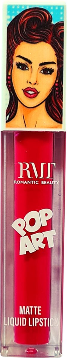 Romantic Beauty - Pop Art - Matte - Liquid Lipstick - 04 - Berry - Lippenstift - 6.2 g