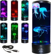 Arvona Jellyfish Lamp - Jellyfish Lavalamp - Jellyfish Nachtlamp - Nachtlampje Volwassenen