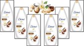 Dove Bodywash / Showergel XL Shea Butter & Vanille - Voordeelverpakking 6 x 500 ML
